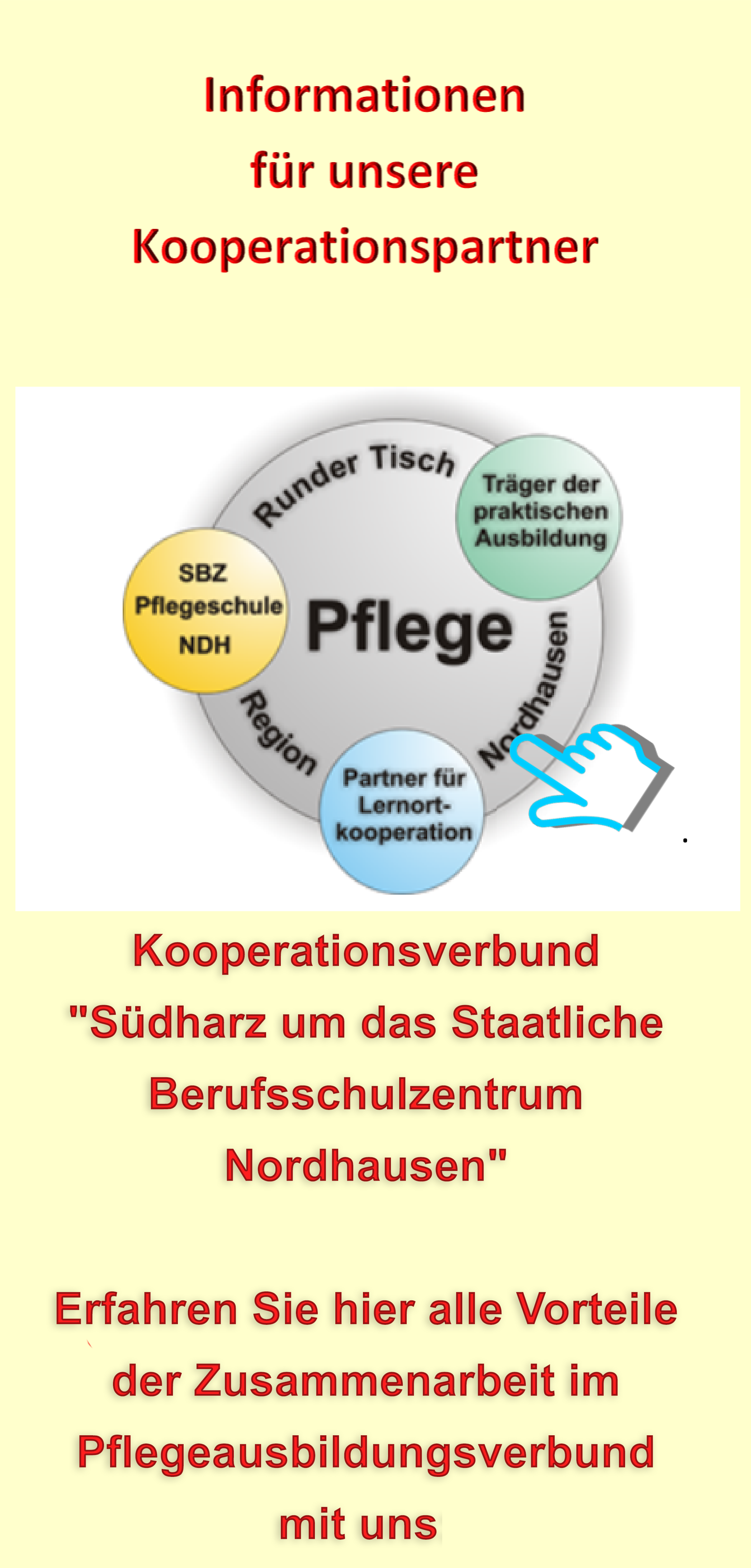 Informationen für unsere Kooperationspartner